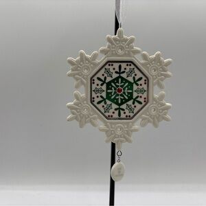Hallmark Keepsake 2025 Snowflake Christmas Tree Ornament Porcelain